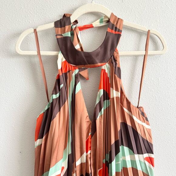 NWT Anthropologie Hutch Halter Pleated Swing Mini Dress Size Small - Picture 6 of 11